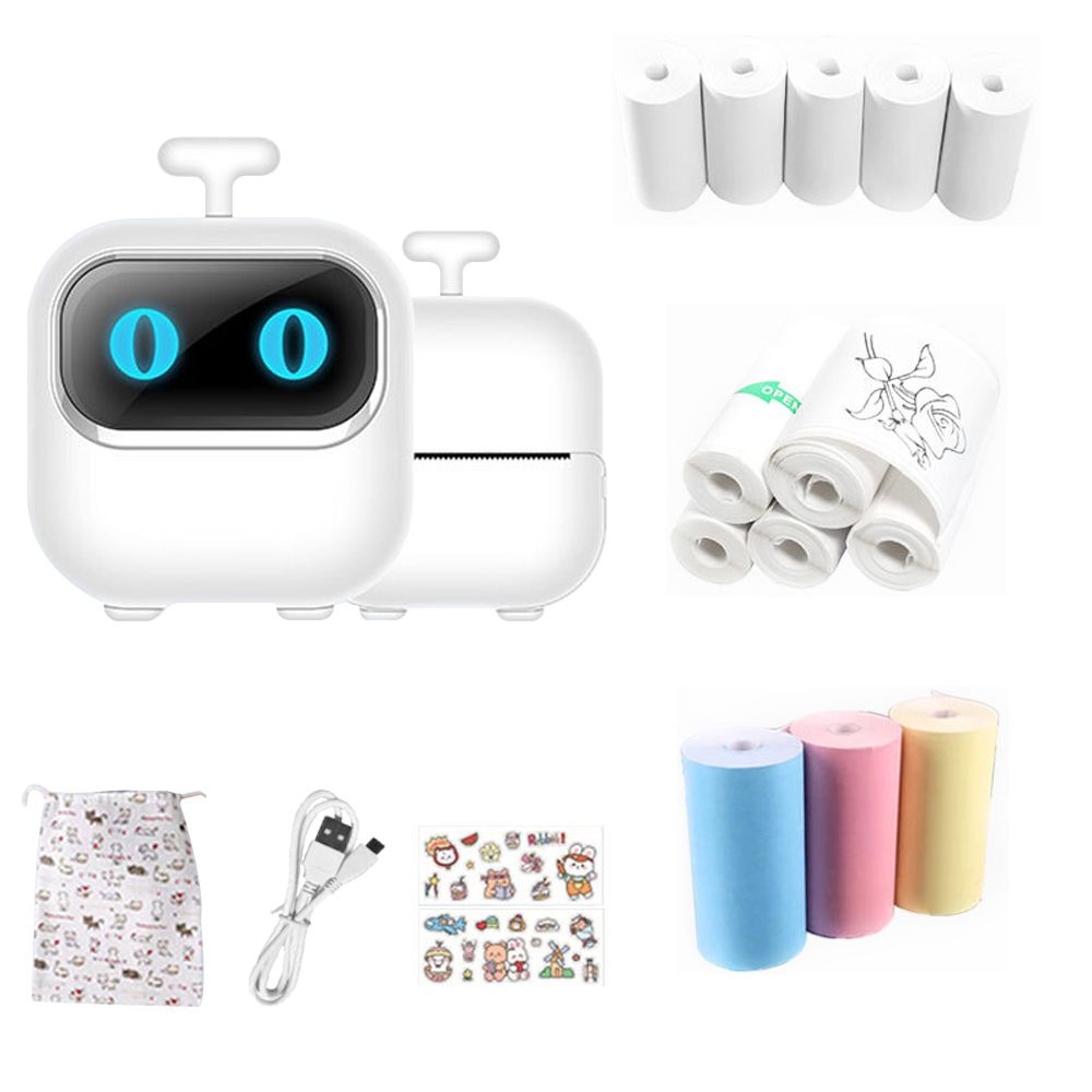 Bezosmax Mini Portable Pocket Thermal Printer Compatible With Ios