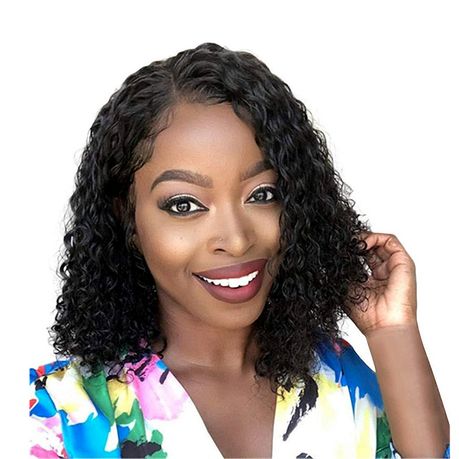 17inch Short Curly Bob Wigs Wave Wig For Women | Buy Online in South Africa  
