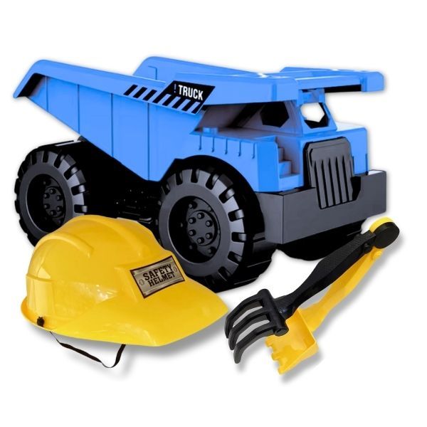 TEETO TOYS - Construction Dumper Toy Truck Set - Toy Car - Toys for Boys 3-Piece
