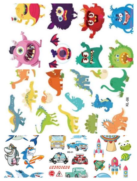 Kids Tattoos Mixed Pack - Boys stuff