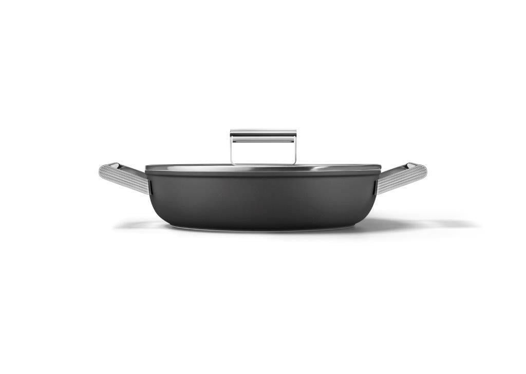 Smeg - 28cm 50's Style Deeppan (Skillet) - Non Stick 3 Layers | Buy ...