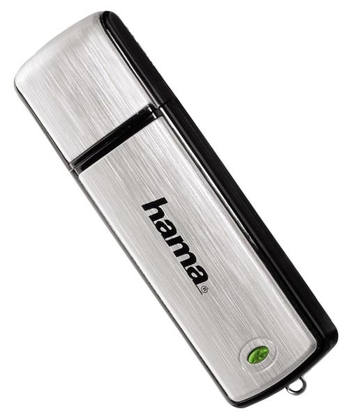 Hama (00108062) 64GB Fancy USB 2.0 Flash Drive - 10 MB/s, Black/Silver