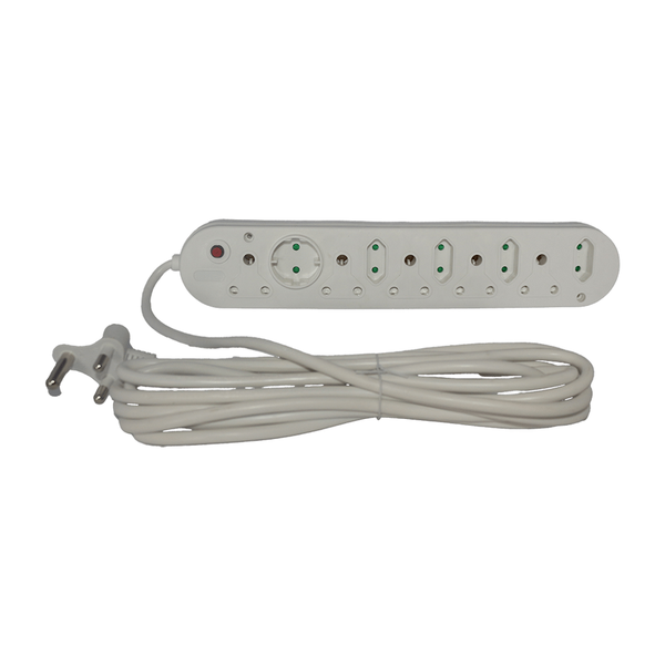 Multiplug 5X16A 4X5A 1Xsc+5M Cord - 3 Pack