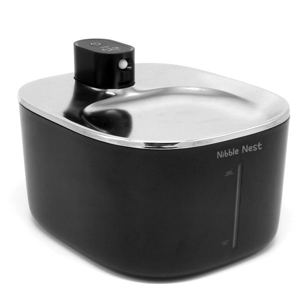 NibbleNest 4L Stainless Steel Automatic Pet Water Fountain