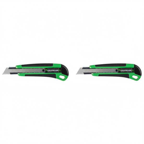 Kaufman Utility Knife with Snap-Off Blade for Crafts and DIY - 2 Pack