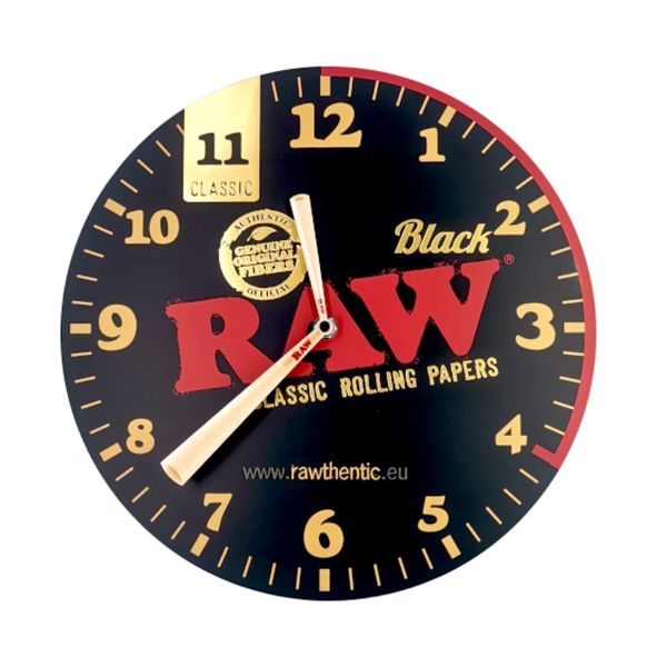 RAW Clock - Black Classic - 30cm