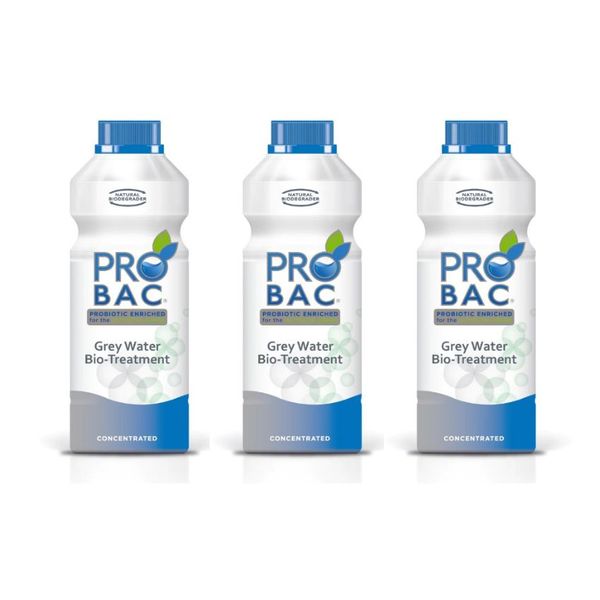 Probac - Grey Water Treatment 1L - Pack of 3