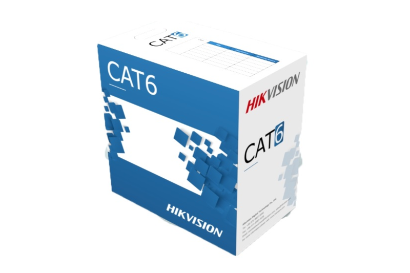 HIKVISION 305 Meter CAT6 UTP Network Cable - Solid Copper, 0.53 mm, CM