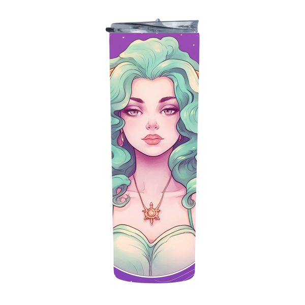 Colorful Libra 5 20 Oz Straight Skinny Tumbler 208