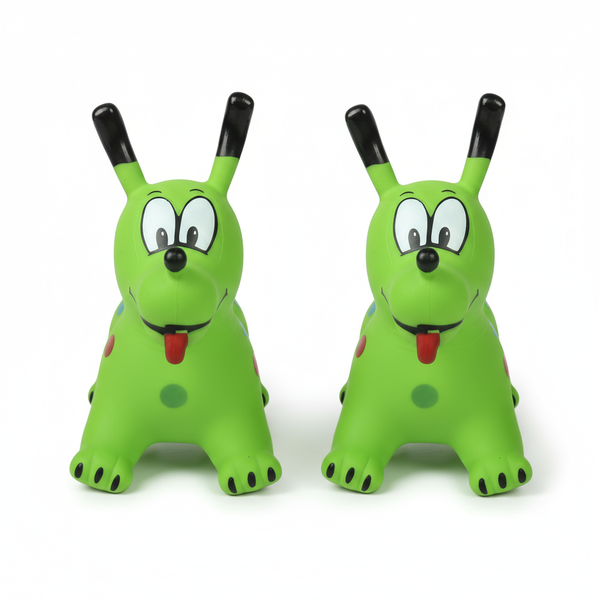 2Pack Inflatable Sausage Dog Bouncy Hopper for Toddlers Ride on Hopping Toy