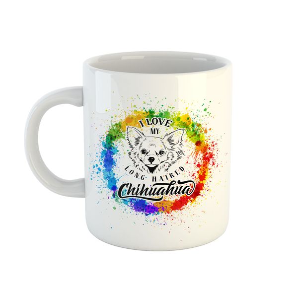Mug Dog - Long Haired Chihuahua