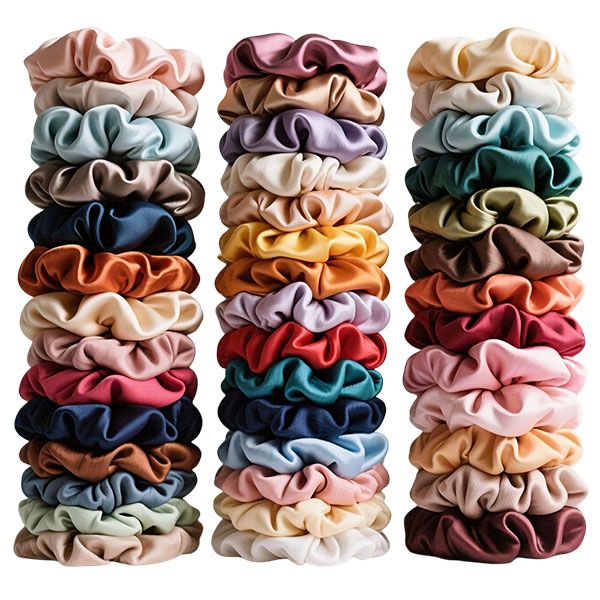 30-Piece Spiral Hair Ties -No-Slip,No-Dent,Multi-Color for Thick&amp;Curly Hair