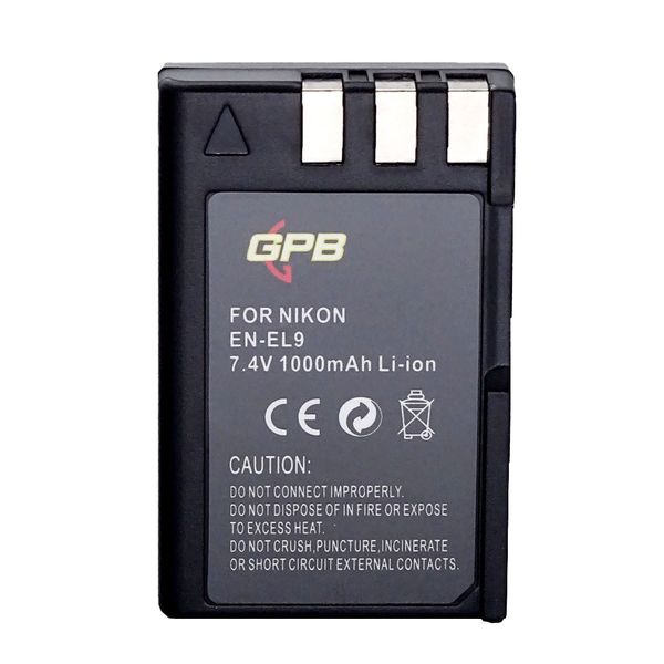 GPB Nikon EN-EL9 Battery