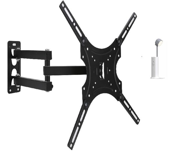 14-55Inch Full-Motion TV Bracket Wall Mount + Rechargeable Light