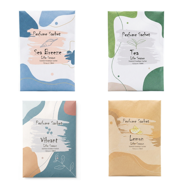 Fresh &amp; Clean Scented Sachets - 6 Piece Assorted Fragrance Pack