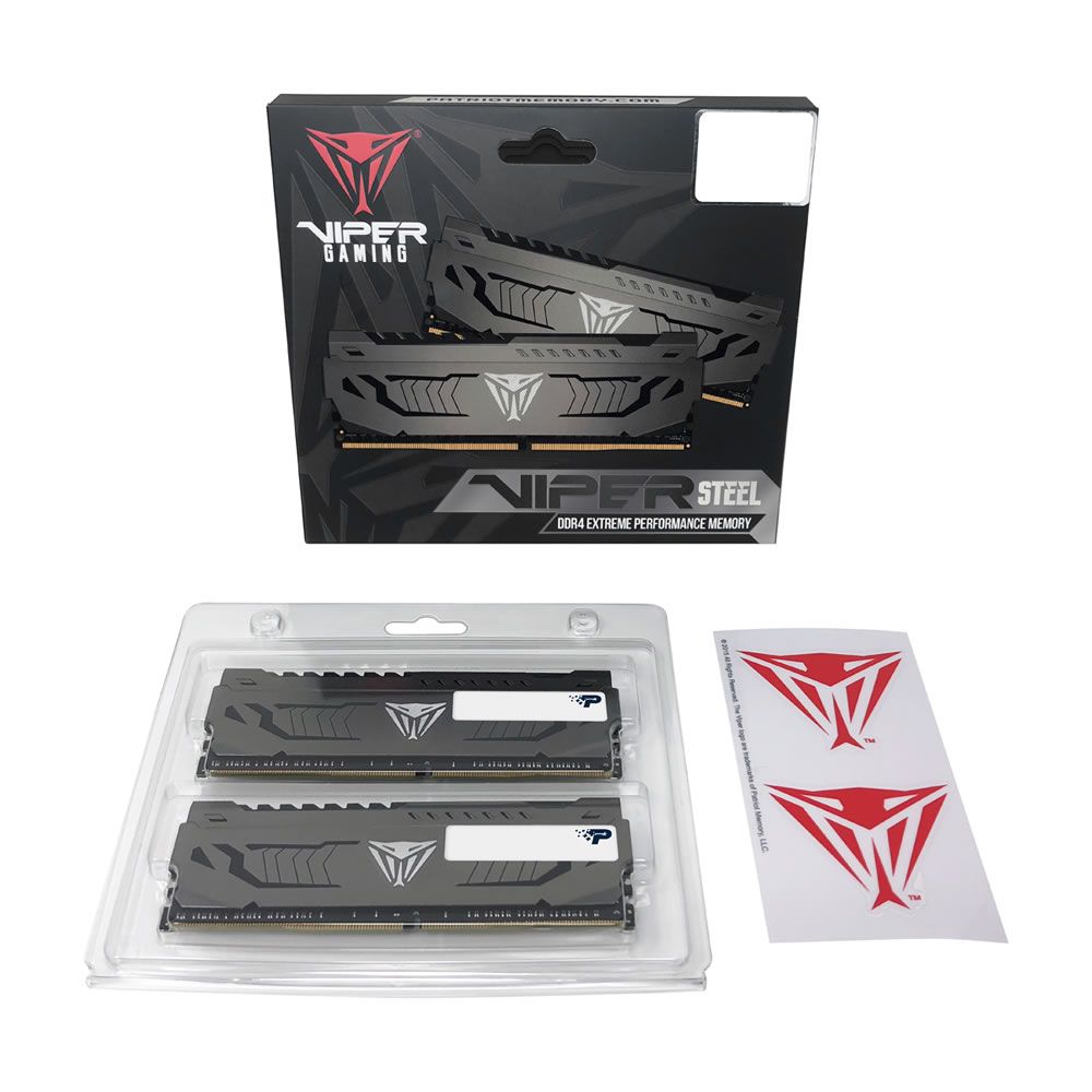 Patriot Viper Steel DDR4 3600MHz 32GB×2 Patriot Viper Steel DDR4 RAM 32GB (1X32GB) 3600MHz CL18 1.35