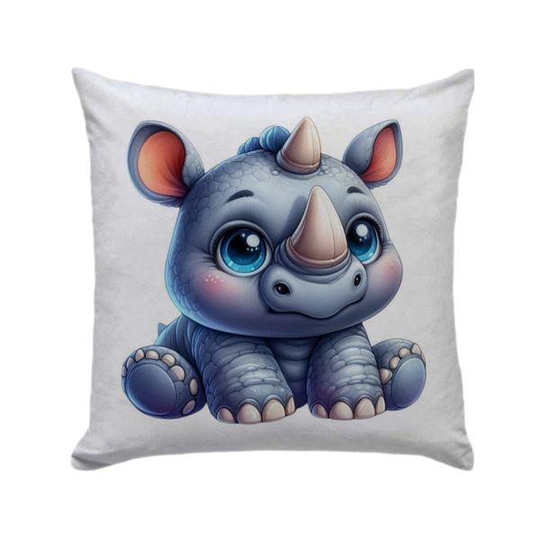 Rhino Decor Pillow - 30cmx30cm