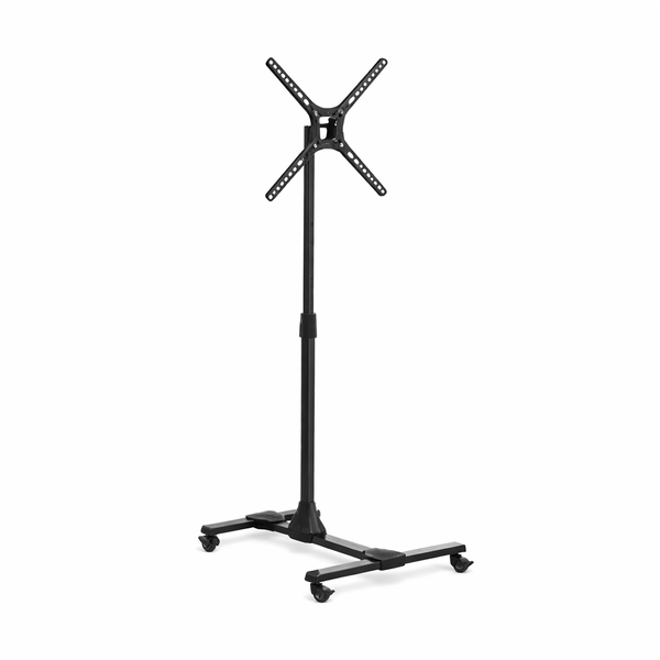 Barkan Mobile TV Cart with Wheels Adjustable Height Tilt 13 to 65 inch 36kg