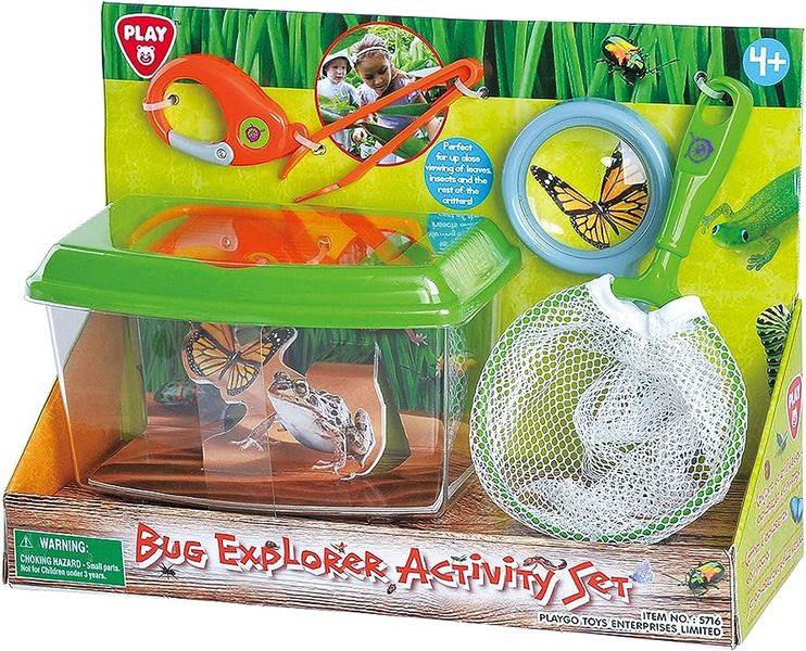 Playgo Bug Explorer Activity Set With Bug Box, Net &amp; Magnifying Glass