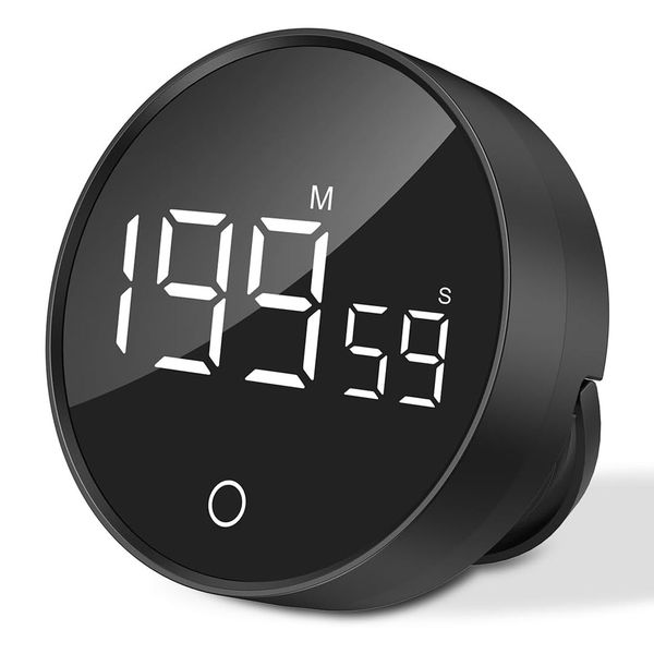 Digital Kitchen Timer Magnetic Countdown Countup With Large LED Display
