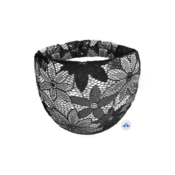 ALANES Lace Hairband Elastic Head Wrap Soft Hair Wrap Headband Head Cover