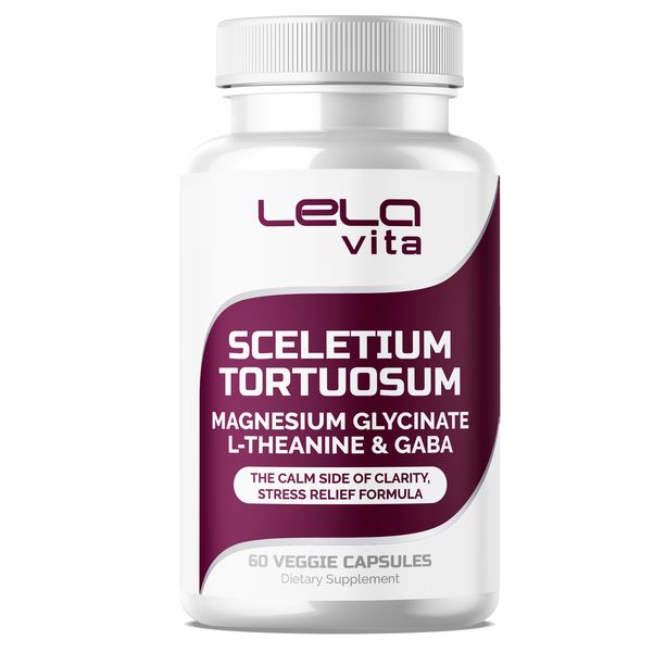 LELAVITA - Sceletium, Magnesium, L-Theanine &amp; GABA - 60 Veggie Capsules