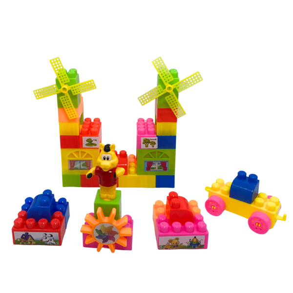 Dream Castle Building Blocks Learning Toys in Bag for Kids