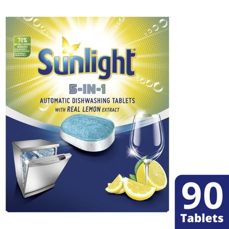 Automatic Dishwasher Detergent Tablets (100 Tablets) - Lemon