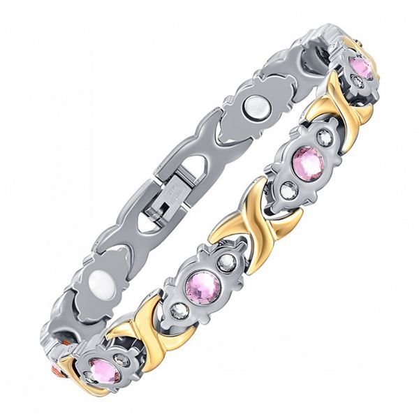 Ladies Magnetic Bracelets, Titanium Steel Magnetic Bracelets for Women