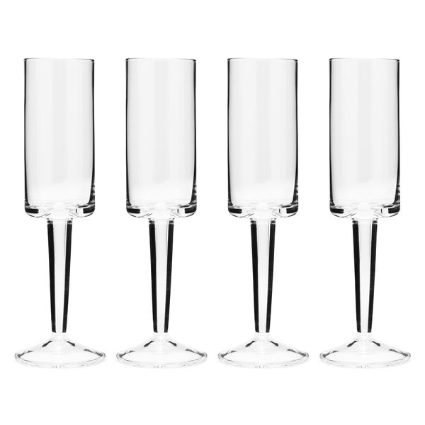Carrol Boyes Champagne Flute Set of 4- Ascend