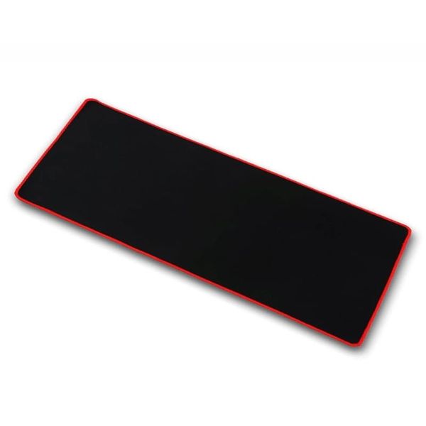 Ultra Wide Mouse Pad - Black with Red Trim