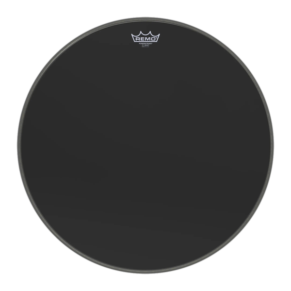 Remo P3-1022-ES 22 Powerstroke P3 Ebony Bass Drumhead