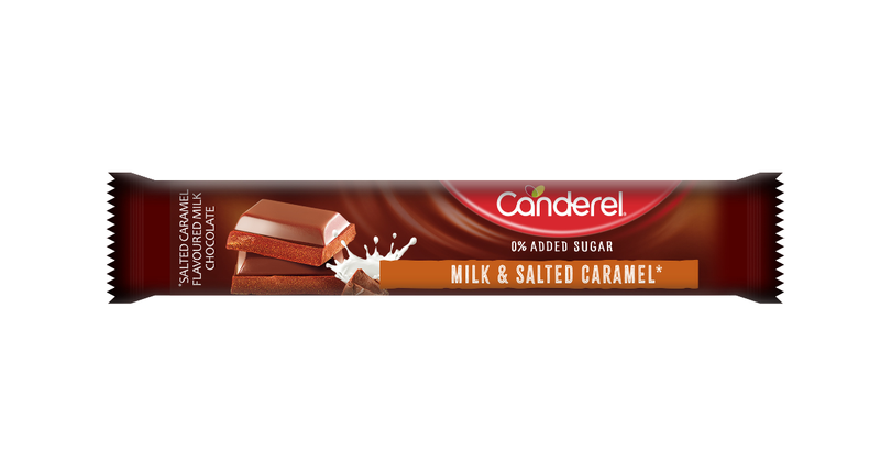 Canderel Chocolate Bar - Salted Caramel - 30g x 24