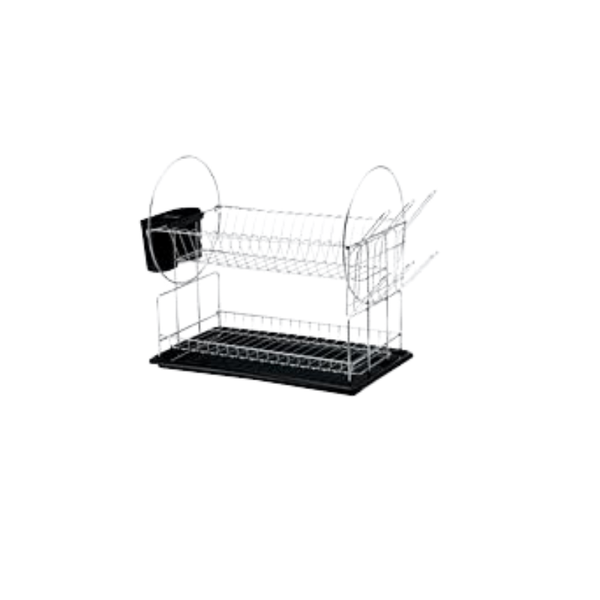Casa Catania 2 Tier Chrome Dish Rack