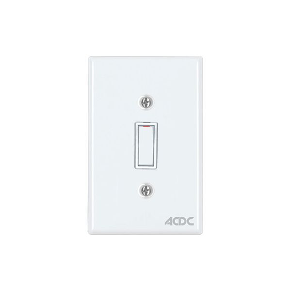 Classic Switches - 2 x 4 1 Lever 1 Way - White