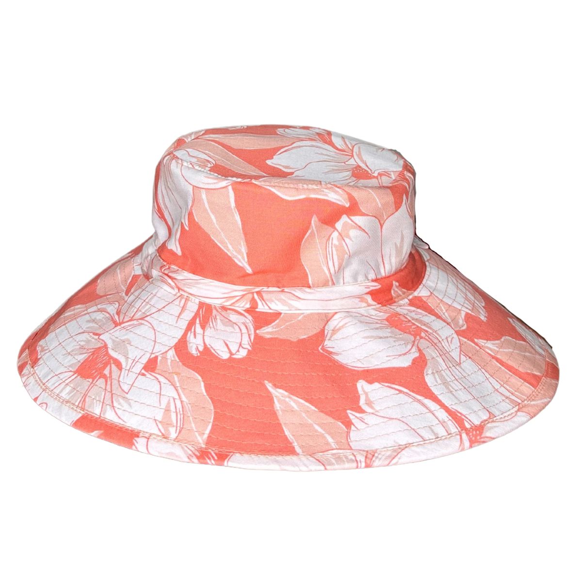 Peach Tropical Ladies Bucket Sun Hat with Extra Cover | Shop Today. Get ...