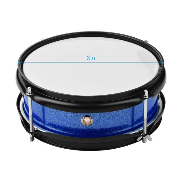 8-Inch Snare Drum Head with Sticks, Strap &amp; Key