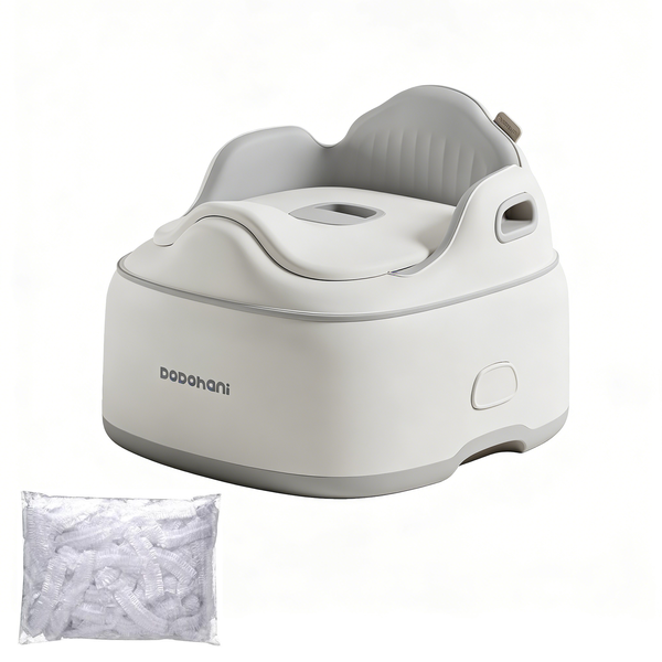 3-in-1 Baby Potty Multifunction Training Seat Splash Guard &amp; Back Support