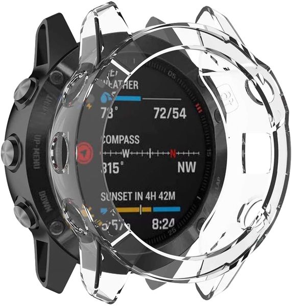 Protective case cover for Garmin Fenix 6-Clear