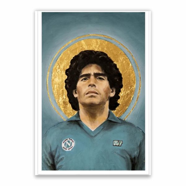 Football Icon Maradona Poster - A1