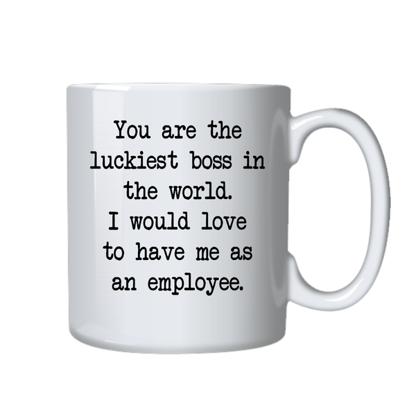 Boss Gift Idea Coffee Mug - Ideal For Bosses Day - Birthday or Christmas