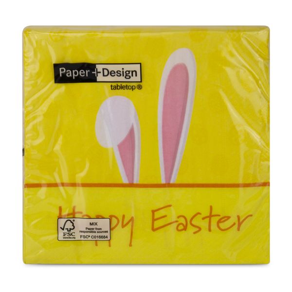 Paper + Design - Napkins - Bunny Ears - 20 pack - 33cm x 33xm