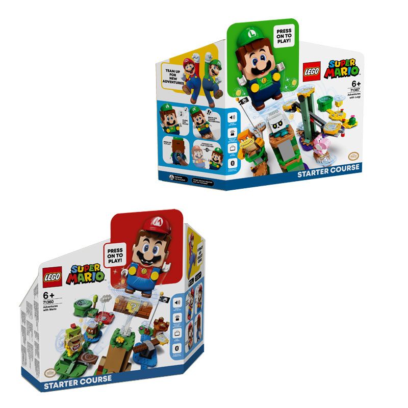 LEGO Super Mario & Luigi Starter Packs Bundle | 71360 & 71387 | Buy ...