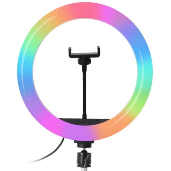 CTDW 14" RGB and White LED Ring Light - LJJ-36