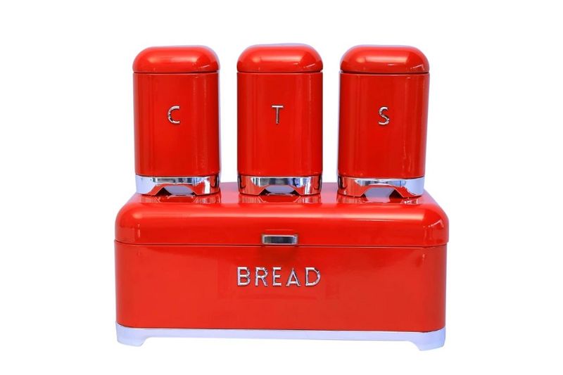 GB Royal Tea Coffee Sugar and Bread Bin Set