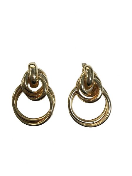 Tessa Design - Gold - Multi Hoop Stud Earrings