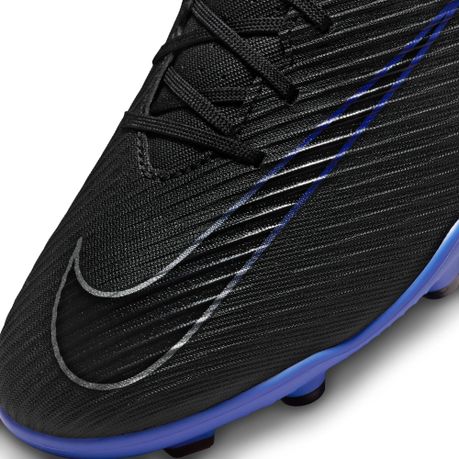 Nike Zoom Mercurial Vapor 15 Pro FG Firm Ground Soccer Cleats - Black, Chrome & Hyper Royal