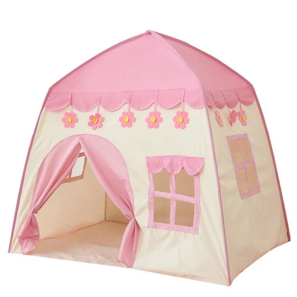 Portable Children Tent Wigwam Folding Kids Tents Tipi Baby Play House
