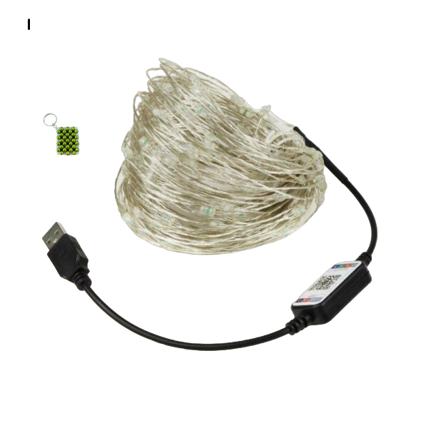 10M Bluetooth RGB Light Tree Decor With App Control + Key Chain