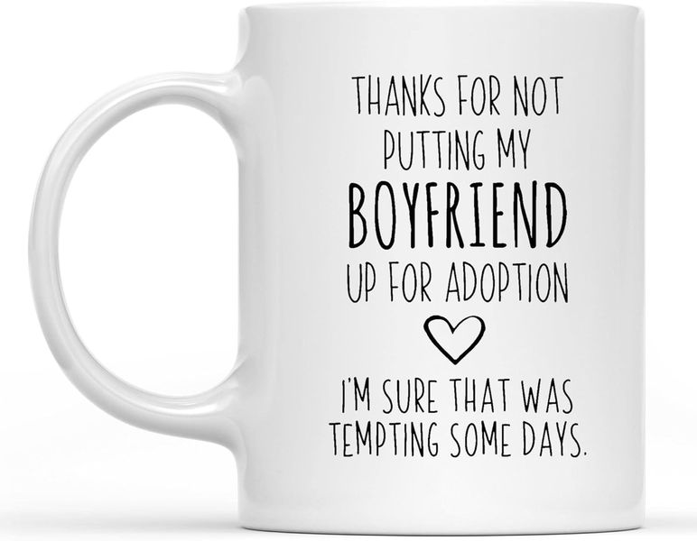Boyfriend adoption -Father's day-Mother's day-Valentines-Christmas Mug